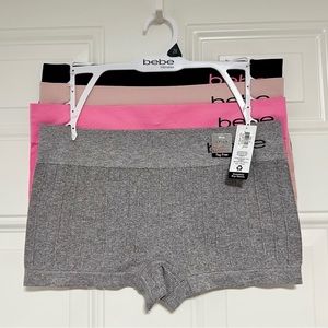 Bebe - 4 Pack Tag Free Seamless Boy Leg